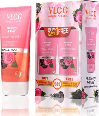 VLCC Mulberry & Rose Facewash - Fairness & Cleansing Face Wash(300 ml)