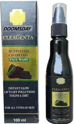 DOOMSDAY CLEAGENTA CHARCOAL FACE WASH INSTANT GLOW LIFT OFF POLLUTION PACK OF 1 Face Wash(100 ml)