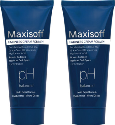 Maxisoft Fairness Cream For Men 50 gm| With Licorice, Aloe & Mulberry Face Wash(100 g)