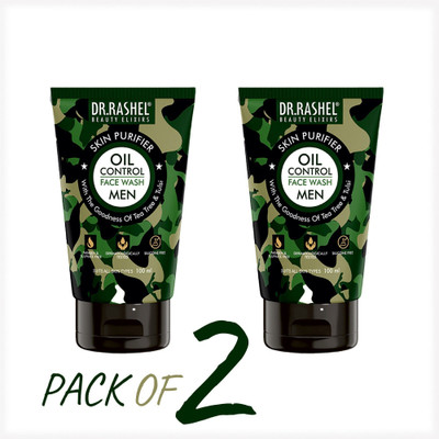 DR.RASHEL OIL CONTROL FACE WASH FOR MEN THAT PURIFIES THE SKIN PARABEN FREE (PACK OF 2) Face Wash(200 ml)