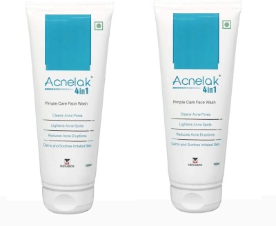 Acnelak 4 in 1 Pimple Care  Pack Of 2 Face Wash(200 g)