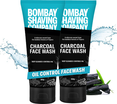 BOMBAY SHAVING COMPANY Pollution and Oil Control with Bamboo Charcoal | Gives Glowing Skin for Men Face Wash(200 g)
