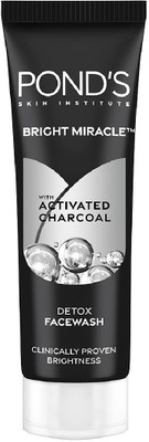 POND's Bright Miracle Detox Facewash with 10X Power of Charcoal Face Wash(50 g)