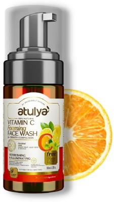 Atulya Vitamin C Foaming  With Pump Face Wash(100 ml)