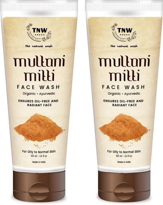 TNW - The Natural Wash Multani Mitti  | Oil Control | Prevents Acne Face Wash(200 ml)