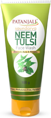 PATANJALI Neem Tulsi , Anti Acne & Pimples, Removes Dirt & Excess Oil Face Wash(100 g)