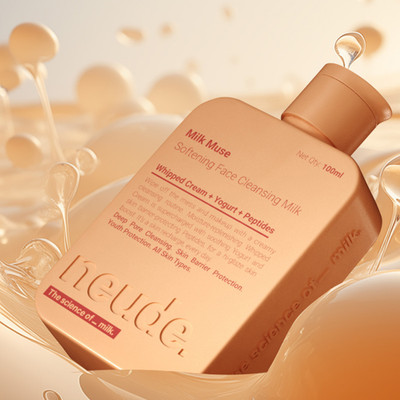 Neude Milk Muse Daily Facial Cleanser with Whipped Cream & Yogurt for Deep Cleansing Face Wash(100 ml)