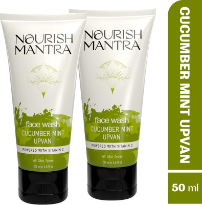 Nourish Mantra Cucumber Mint Upvan Cleanser Excess Oil Removal With Vitamin C  Face Wash(100 ml)