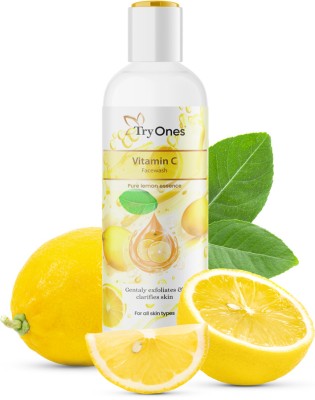 Tryones Vitamin C  with Pure Lemon Essence - Gentle Exfoliation & Skin Clarification (110ml) Face Wash(110 ml)