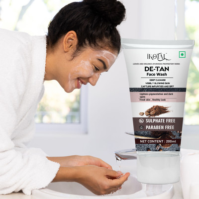 IBFEN De Tan Restorative Facewash For Men & Women |Makes Skin Plump Smooth & Spotless Face Wash(200 ml)