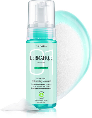 Dermafique Acne Avert Cleansing Mousse Face Wash(150 ml)