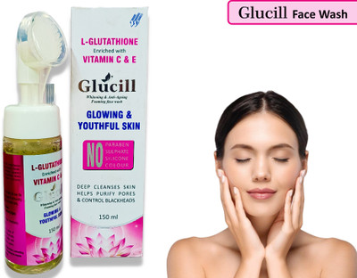 GLUCILL  Provide Anti-Aging Effects by Reducing the Appearance of Fine Lines Face Wash(150 ml)