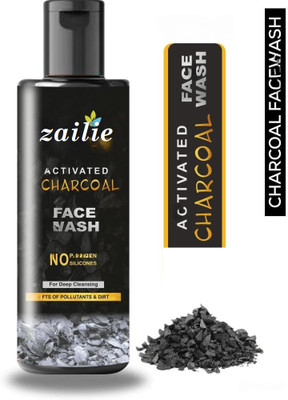 Zailie Face wash Charcoal with Activated Charcoal for Oil Control 200ml. Best rakhi Gift Face Wash(200 g)