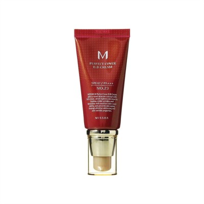 Missha M Perfect Cover Fresh Skin Hydrating BB Cream Fairness Spf42-Pa+++ No.23-Natural Beige Face Wash(50 ml)