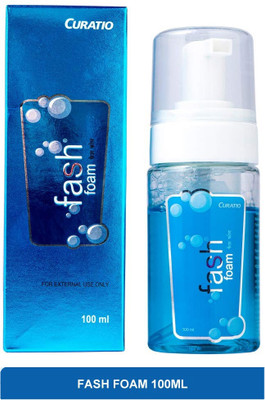 CURATIO Fash foam - best face wash for sensitive skin dermatologist recommended 100ml Face Wash(100 ml)