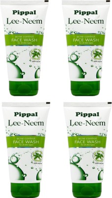 PIPPAL Lee Neem Anti-Acne  For Acne And Pimple Free Skin 70g (Pack of 4x70g) Face Wash(280 g)