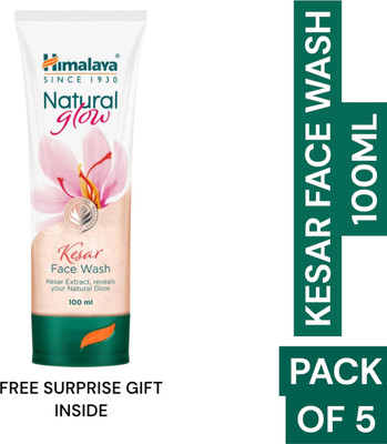 Himalaya Herbals NATURAL GLOW KESER FACE WASH 100ML PACK OF 4 Face Wash(500 ml)