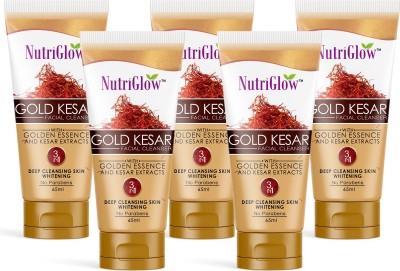 NutriGlow Gold Kesar Facial Cleanser (Pack of 5) Face Wash(325)