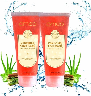 Omeo Calendula  With Neem and Aloe Vera Face Wash(200 ml)