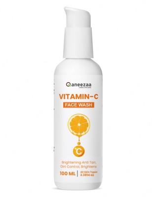 Qaneezaa Long Life Care Vitamin -C Whitening Oil Control // Anti Pollution // Acne Control // All Skin Type 100ML Face Wash(100 ml)