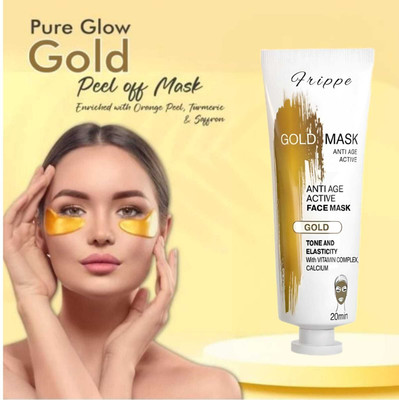 FRIPPE Pure Glow Anti Pollution With Gold Peel Off Mask Pack Of 1 (100g) Face Wash(100 g)