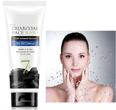 Latixmat Activated Charcoal Removing Impurities Tube  Face Wash(100 g)