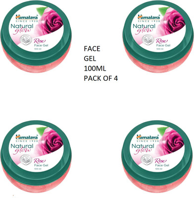 Himalaya Herbals ROSE FACE GEL 100ML PACK OF 4 {100ML EACH} Face Wash(400 ml)