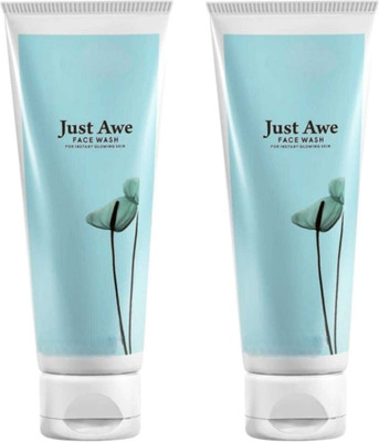 DOOMSDAY JUST AWE FACEWASH FOR INSTANT GLOWING SKIN PACK OF 100ml x 2 Face Wash(200 ml)