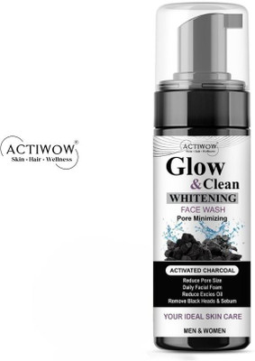 ACTIWOW Glow & Clean Vitamin Power Foam Wash L02 Face Wash(150 ml)