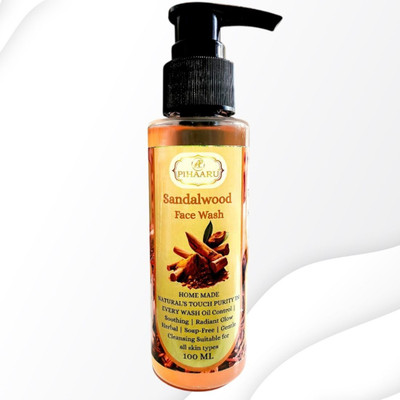 Pihaaru Fresh Sandal  – Herbal Oil Control – 100ml/ Face Wash(100 ml)