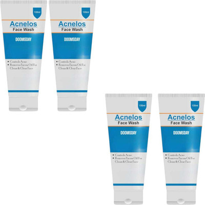DOOMSDAY acnelos face wash 100 ml pack of 4 Face Wash(400 ml)