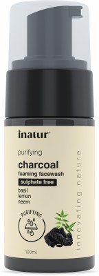 inatur Charcoal Gentle Foaming For Purifying Skin & Acne Control Face Wash(100 ml)