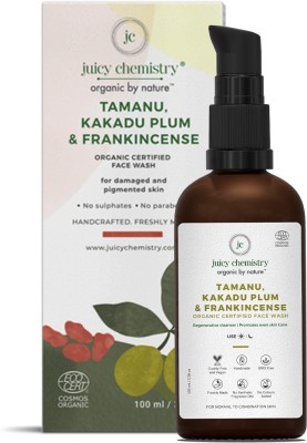 Juicy Chemistry Tamanu & Kakadu Plum  Antioxidant-rich  for Pigmented DullSkin Face Wash(100 ml)