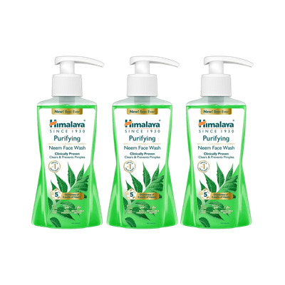 HIMALAYA Purifying Neem|Clinically proven to fight against acne and pimples|Gently cleanses|100% naturally derived Neem Face Wash(600 ml)