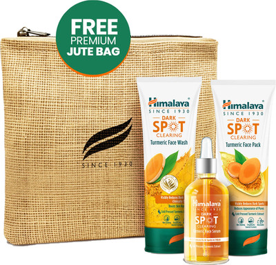 HIMALAYA DARK SPOT CLEARING TURMERIC KIT (PACK OF 1) Face Wash(130 g)