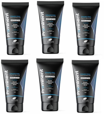 Prominent Pure Detox Anti-Pollution Purity With Activated Charcoal , CHARCOAL FACE WASH (Pcak of 6)  Face Wash(360 g)