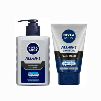 NIVEA All In One 150ml & All In One 100ml Facewash Set of 2 Face Wash(250 g)