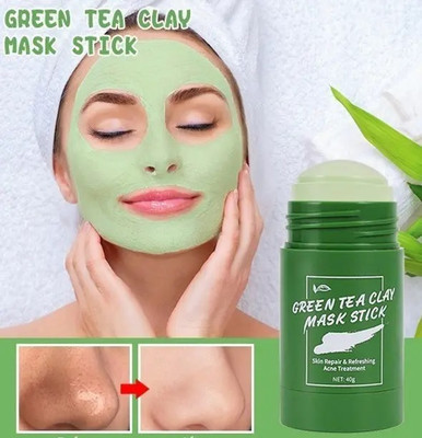 THTC Green Tea Mask Deep Cleaning Oil Control Moisturizing face mask Face Wash(40 g)