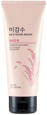The Face Shop Rice Water Bright Foaming Cleanser,  for glowing skin & even skin tone Face Wash(150 ml)