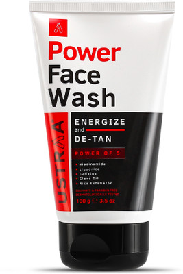 USTRAA Power  Energize & De-Tan | Effective Tan Removal | Recharge & Refresh Face Wash(100 g)