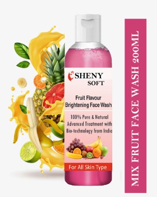 sheny soft Normal To Dry Skin Mix Fruit  use daily for best results Face Wash(200 ml)