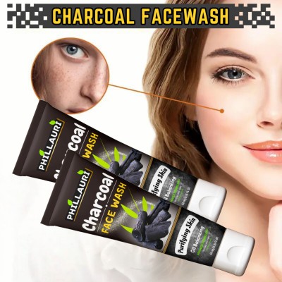 Phillauri Dark Spot Reduction Charcoal  | Suitable For All Skin Type |  Face Wash(120 ml)