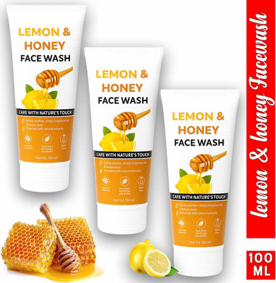 jaivikearth Vitamin C Rich Lemon Honey Cleanser for Face Face Wash(300 ml)