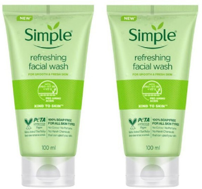 Simple Kind to Skin Refreshing Facial Wash  Face Wash(200 ml)