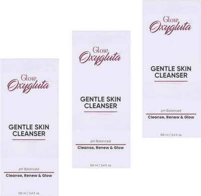 DOOMSDAY OXYGLUTA GENTLE CLEANSER FOR REFRESHING & GLOWING SKIN PACK OF 100ml x 3 Face Wash(300 ml)