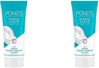 POND's NEW PIMPLE CLEAR FACE WASH 100 GM X COMB 2 Face Wash(202 g)
