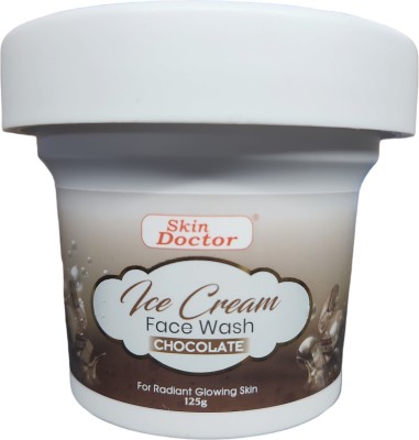 SKIN DOCTOR ICE CREAM CHOCOLATE FACE WASH 125g FOR RADIANT GLOWING SKIN. Face Wash(125 g)