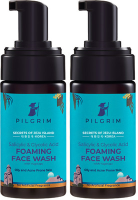 Pilgrim Salicylic & Glycolic Acid Foaming  Face Wash(240 ml)