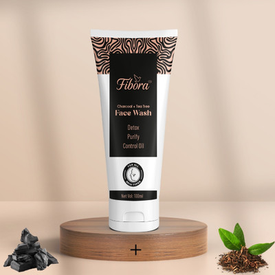 fibora face wash charcoal tea tree Face Wash(100 ml)