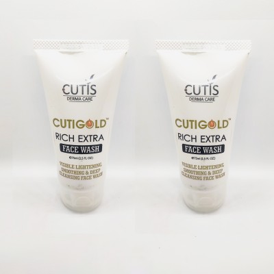 CUTIS CUTIGOLD RICH EXTRA FACE WASH (PACK OF 2) Face Wash(75 ml)